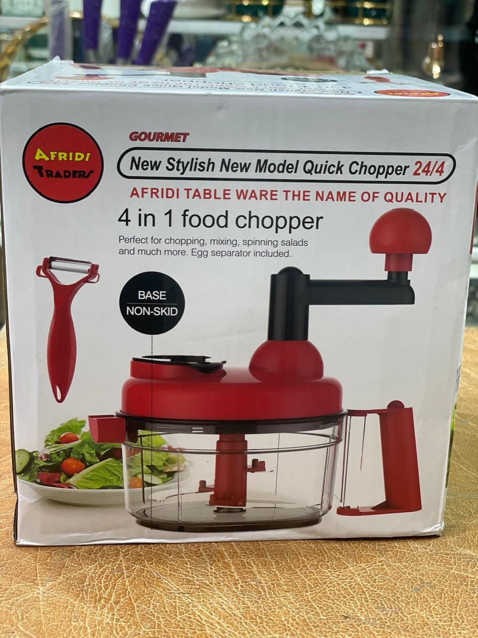Manual Hand Crank Food Chopper | Fast & Effortless Cutting Without Electricity