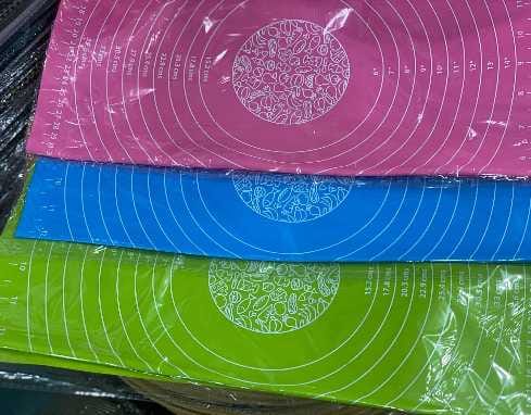 Silicone Roti & Baking Mat with Rolling Pin – Non-Stick, Mess-Free Cooking