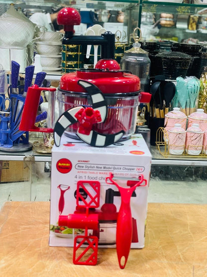 Manual Hand Crank Food Chopper | Fast & Effortless Cutting Without Electricity