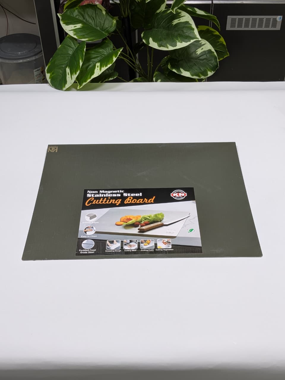 Premium Stainless Steel Cutting Board – Anti-Bacterial, Knife-Friendly, Durable Kitchen Surface